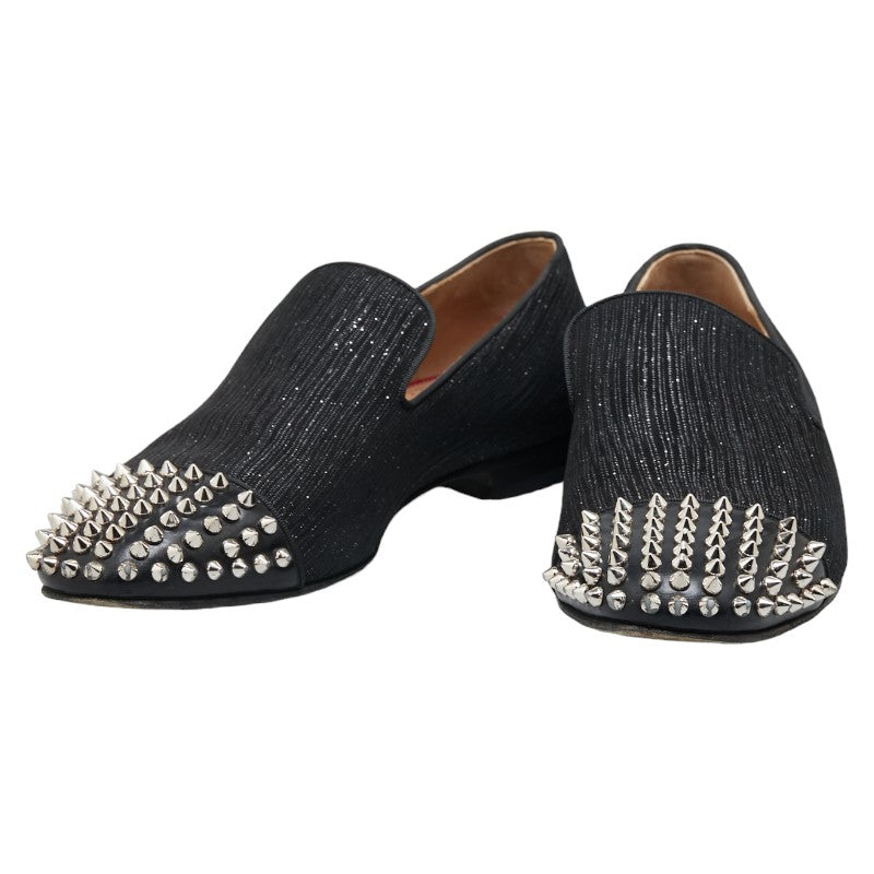 Christian Louboutin Studded Suede Loafers