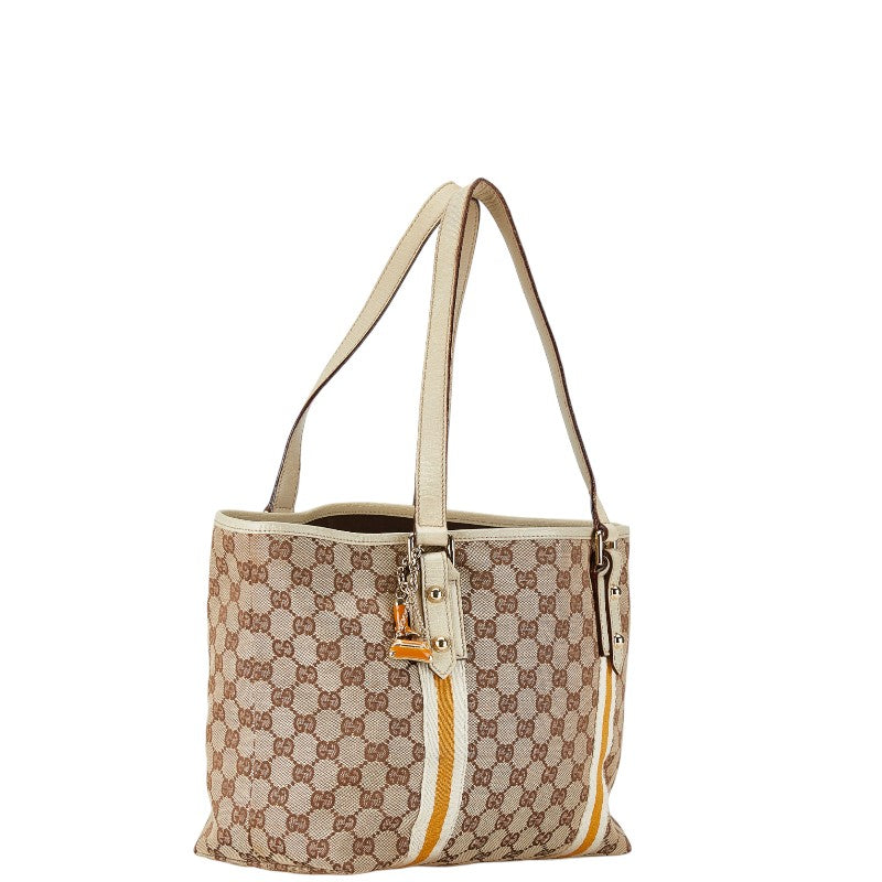 Gucci GG Canvas Sherry Line Tote Bag 137396