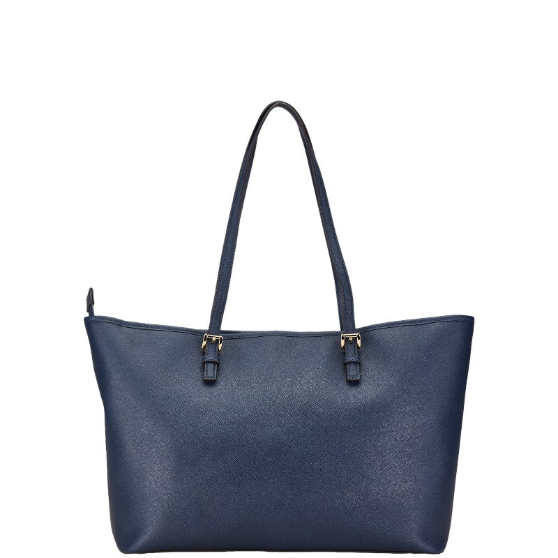 Michael Kors Leather Tote Bag Navy