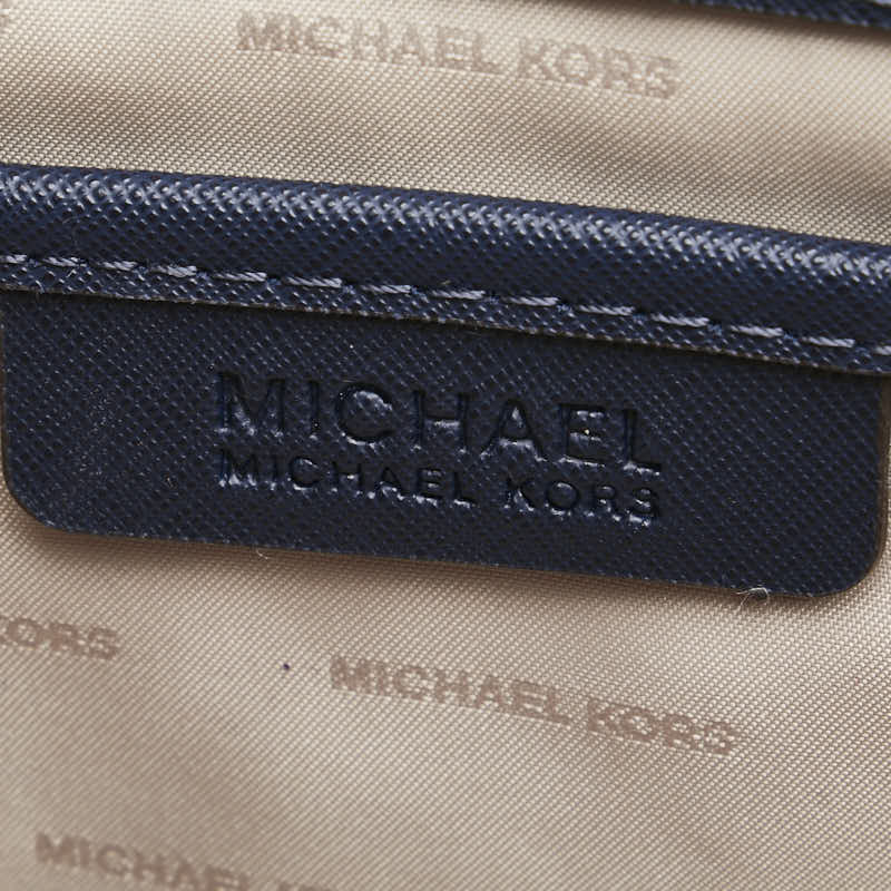 Michael Kors Leather Tote Bag Navy