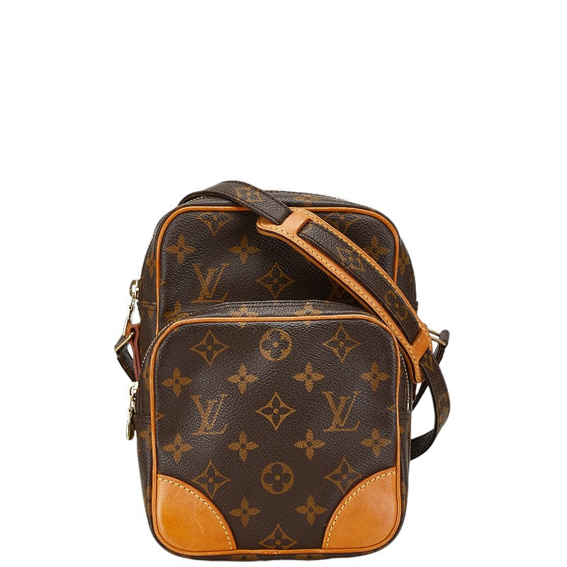 Louis Vuitton Monogram Amazon Shoulder Bag M45236 Brown PVC Leather