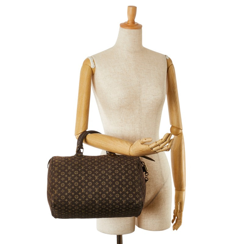 Louis Vuitton Monogram Mini Lin Speedy 30 Handbag M95224