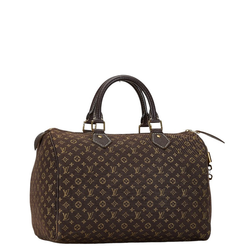 Louis Vuitton Monogram Mini Lin Speedy 30 Handbag M95224