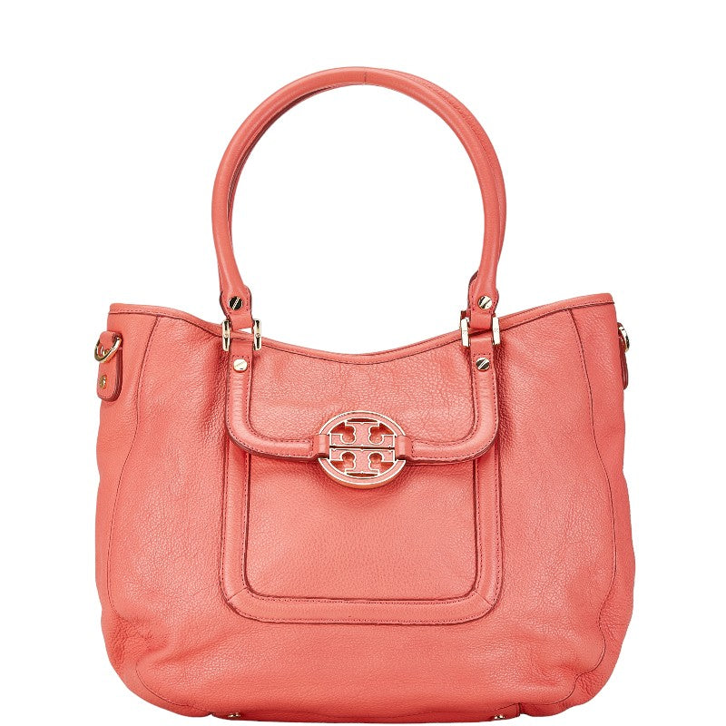 Tory Burch Amanda Pink Leather Handbag in Great Condition