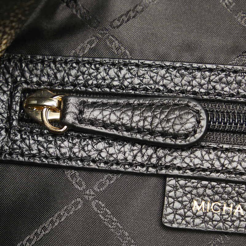 Michael Kors MINA Leather Backpack Black