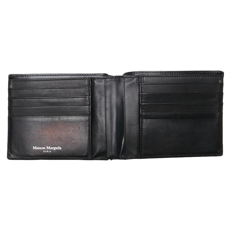 Maison Martin Margiela Leather Compact Bifold Wallet in Very Good Condition