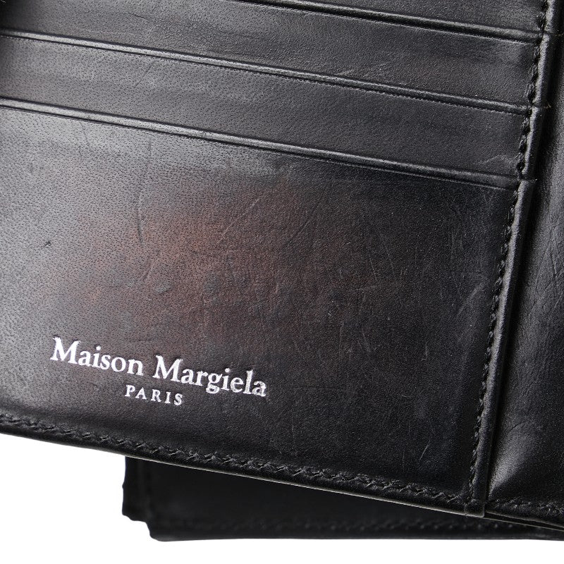 Maison Martin Margiela Leather Compact Bifold Wallet in Very Good Condition