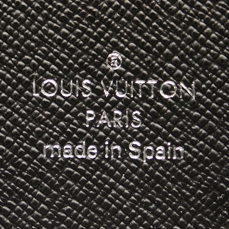 Louis Vuitton Epi Zippy Wallet Long Wallet M61857 Black Leather in Very Good Condition