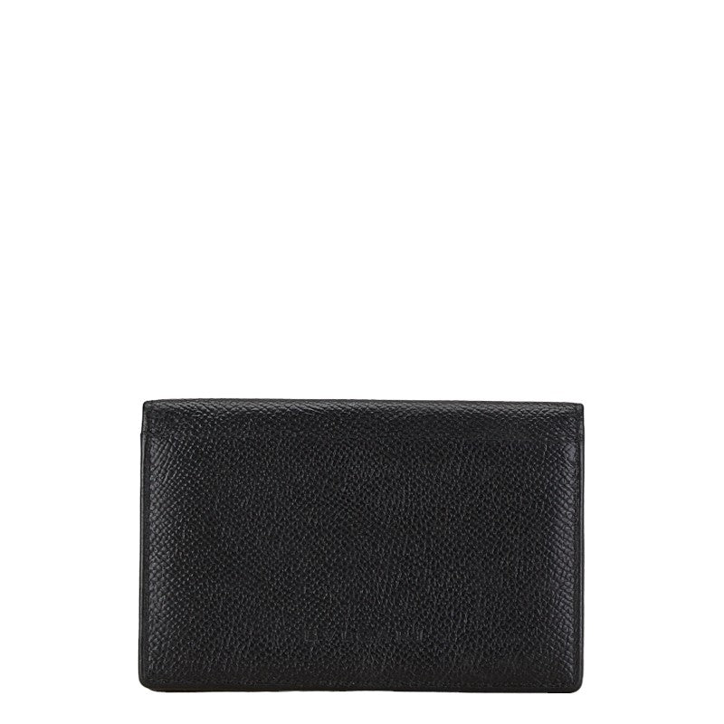 Bvlgari Leather Card Case Black in Great Condition