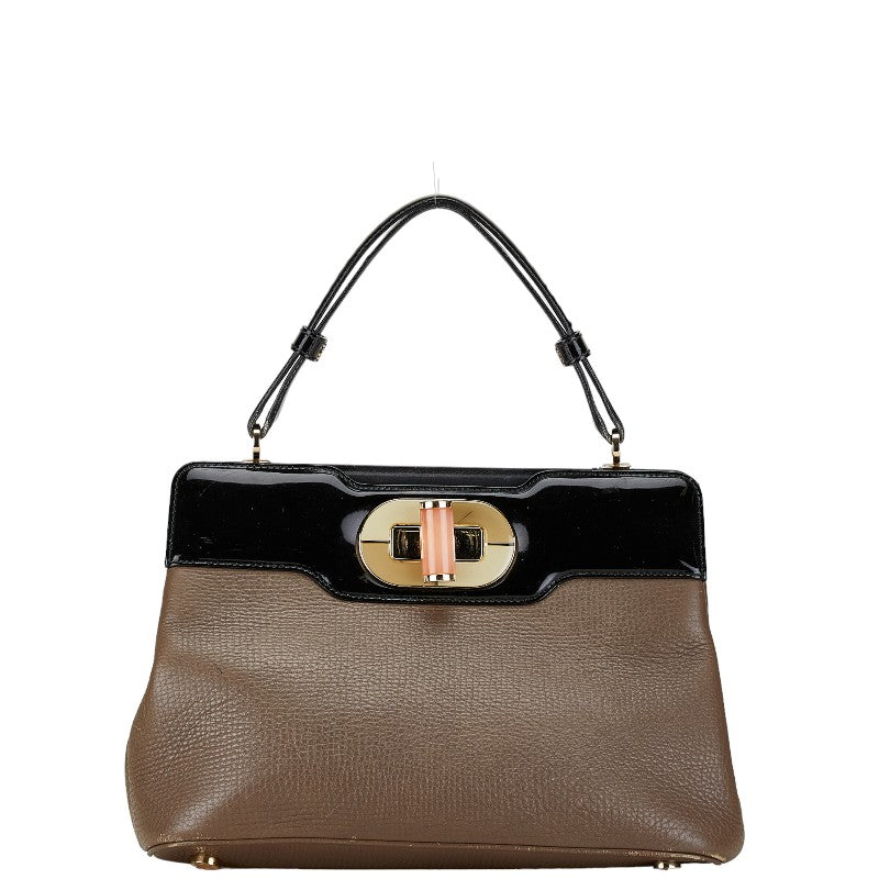 Bvlgari Isabella Rossellini Leather Handbag