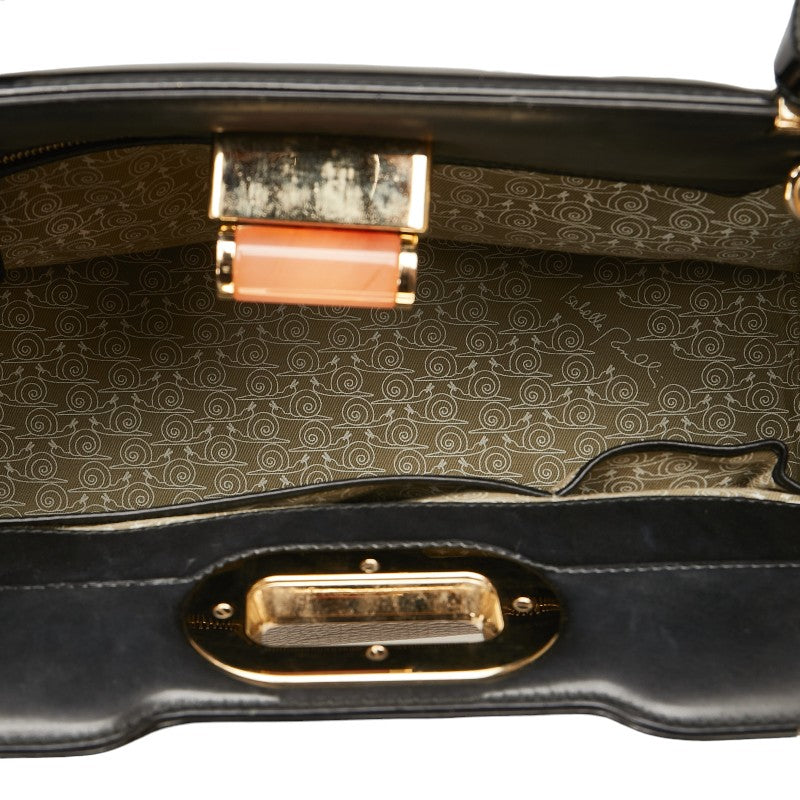 Bvlgari Isabella Rossellini Leather Handbag