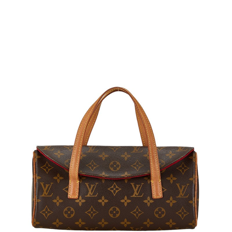 Louis Vuitton Monogram Sonatine Handbag M51902 Brown PVC Leather in Very Good Condition