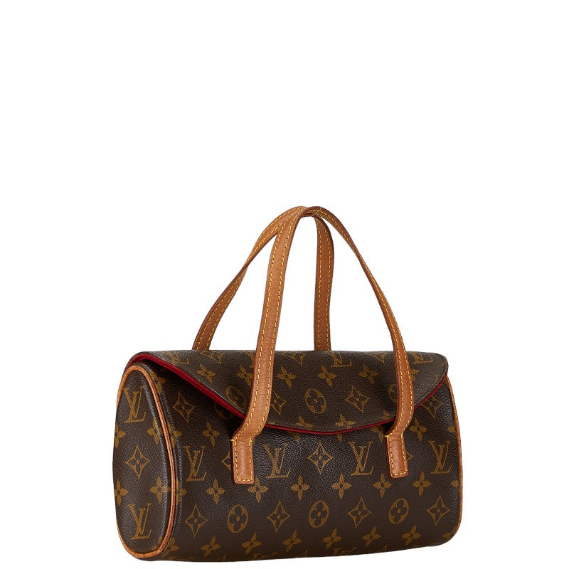 Louis Vuitton Monogram Sonatine Handbag M51902 Brown PVC Leather in Very Good Condition