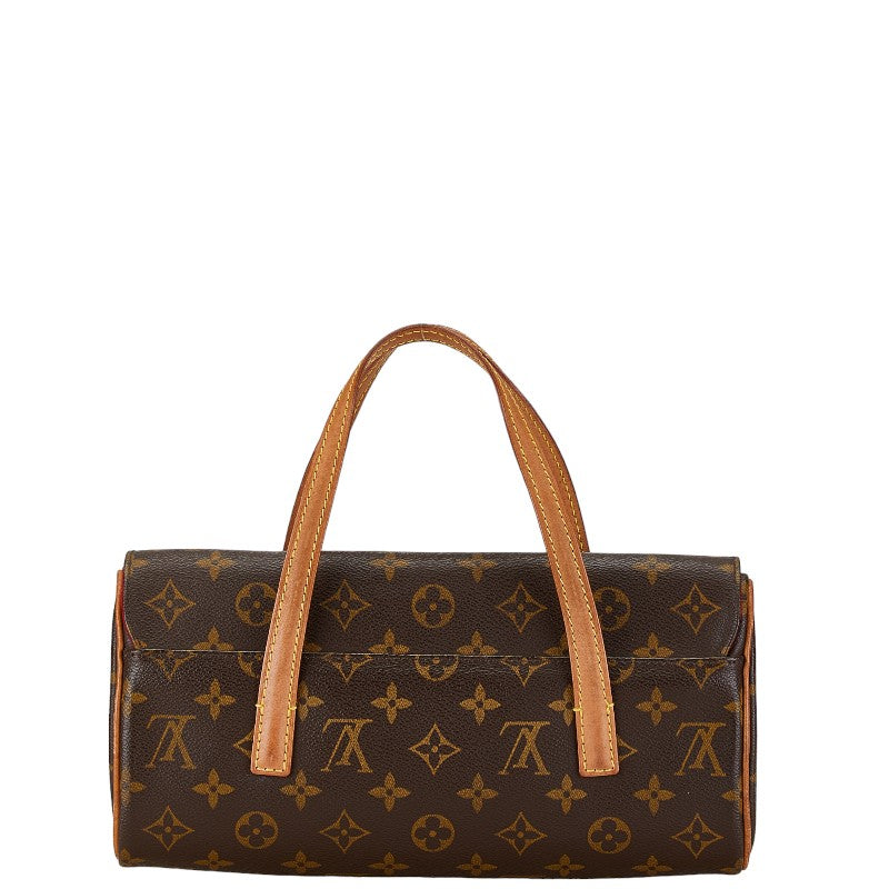 Louis Vuitton Monogram Sonatine Handbag M51902 Brown PVC Leather in Very Good Condition