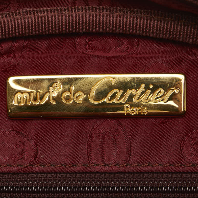 Cartier Must Line Leather Shoulder Bag in Very Good Condition