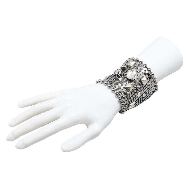 Jimmy Choo H&M Studded Bijou Bracelet Silver Metal