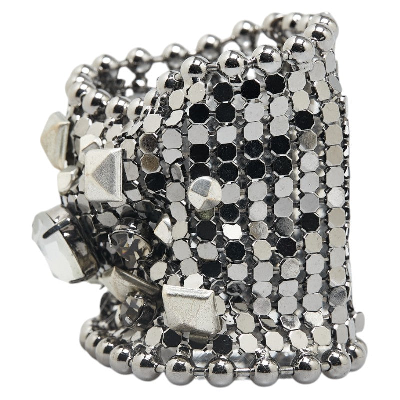 Jimmy Choo H&M Studded Bijou Bracelet Silver Metal