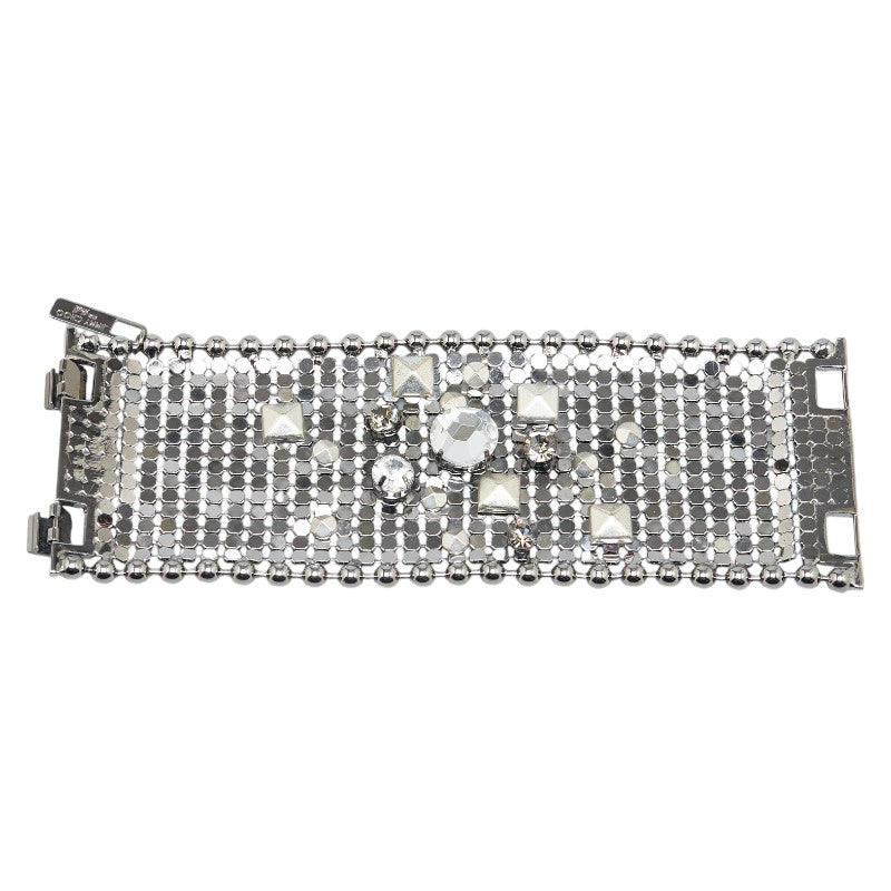 Jimmy Choo H&M Studded Bijou Bracelet Silver Metal