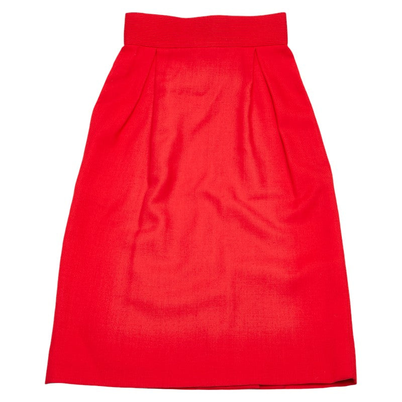 Dior Vintage Rayon Skirt Red S