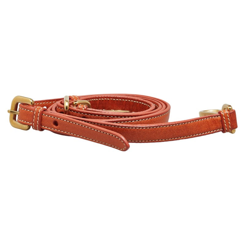 Prada Leather Shoulder Strap Brown