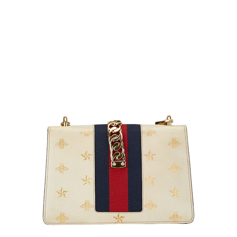 Gucci Sylvie Bee & Star Small Chain Shoulder Bag 524405