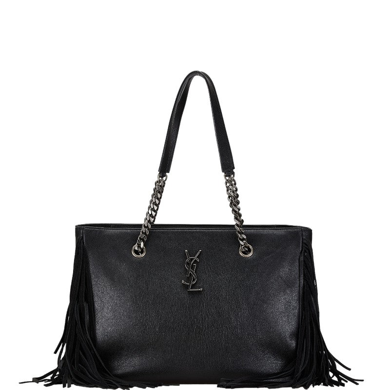 Yves Saint Laurent Leather Fringe Tote Bag