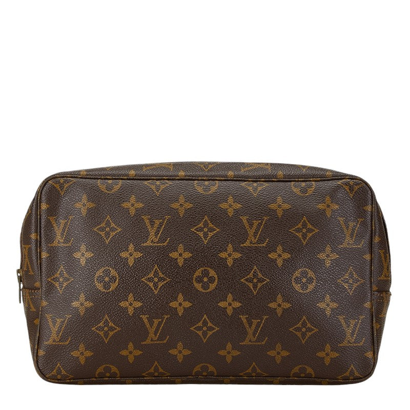 Louis Vuitton Monogram Clutch Bag M47522 Brown PVC in Very Good Condition