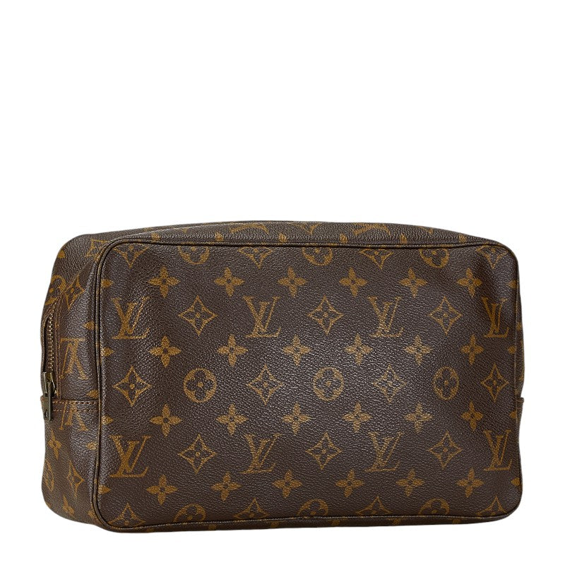 Louis Vuitton Monogram Clutch Bag M47522 Brown PVC in Very Good Condition