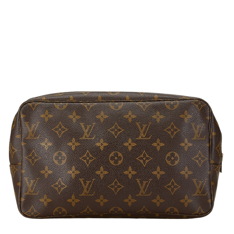 Louis Vuitton Monogram Clutch Bag M47522 Brown PVC in Very Good Condition