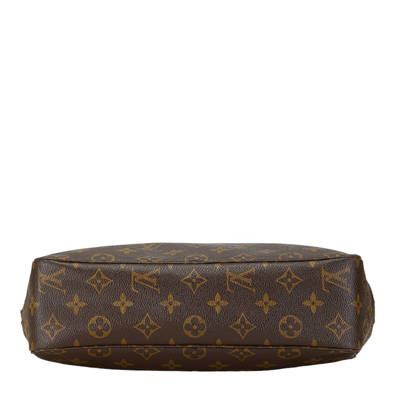 Louis Vuitton Monogram Clutch Bag M47522 Brown PVC in Very Good Condition