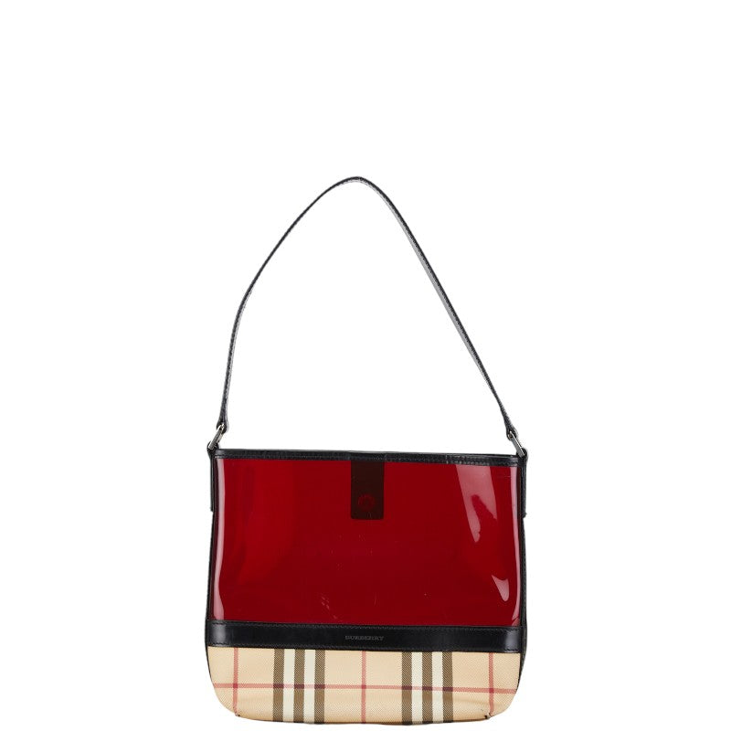 Burberry Nova Check PVC Shoulder Bag in Very Good Condition