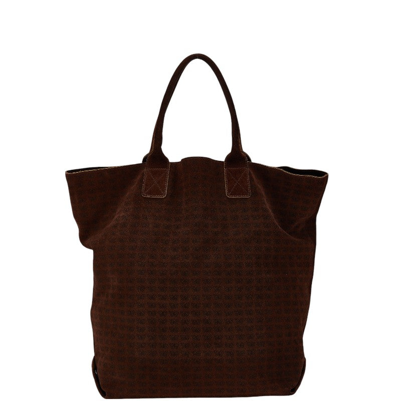 Bottega Veneta Butterfly Pattern Tote Bag Brown Sweat in Very Good Condition