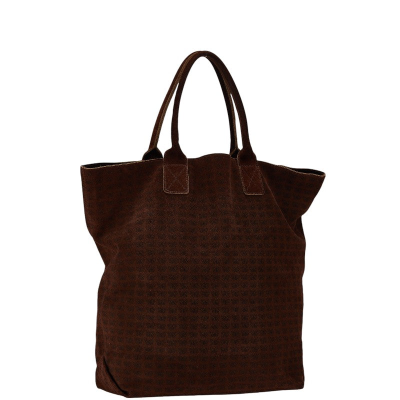 Bottega Veneta Butterfly Pattern Tote Bag Brown Sweat in Very Good Condition