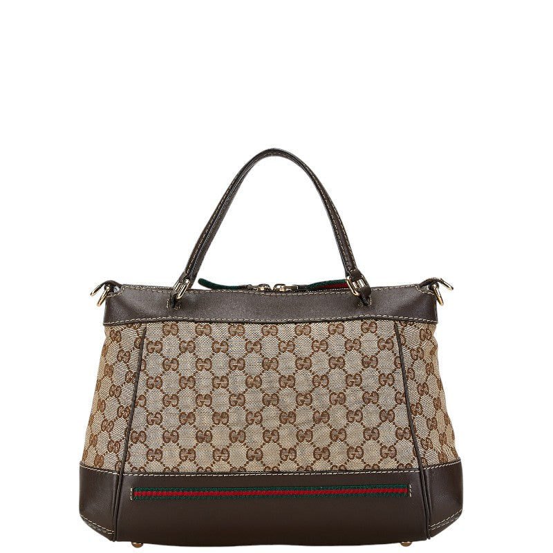 Gucci GG Canvas Mayfair Ribbon 2WAY Handbag