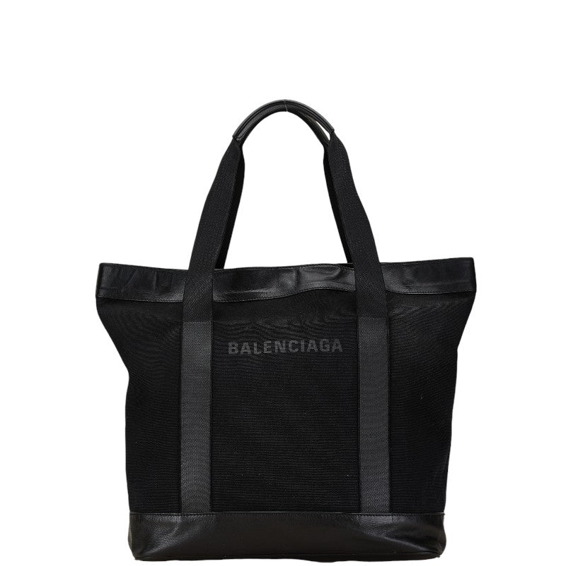 Balenciaga Canvas Leather Tote Handbag