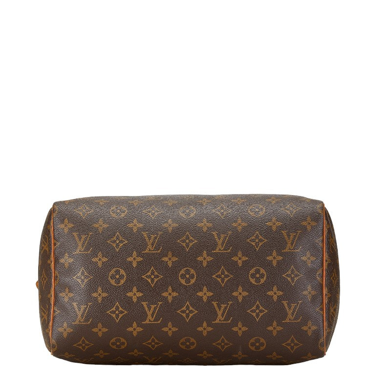 Louis Vuitton Monogram Speedy 30 Handbag M41526 Brown PVC Leather in Very Good Condition