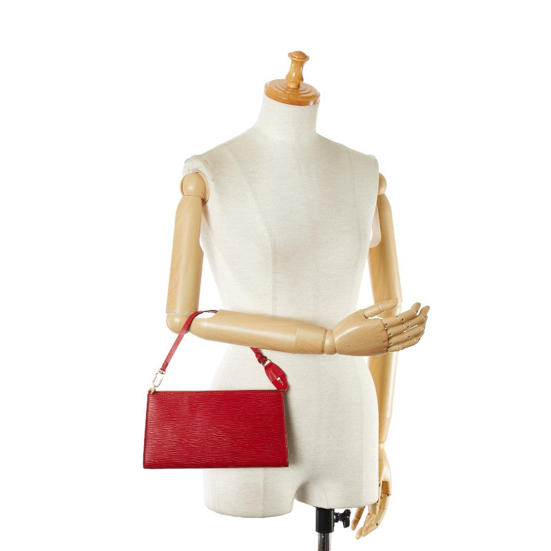 Louis Vuitton Epi Pochette Accessoire Red Leather