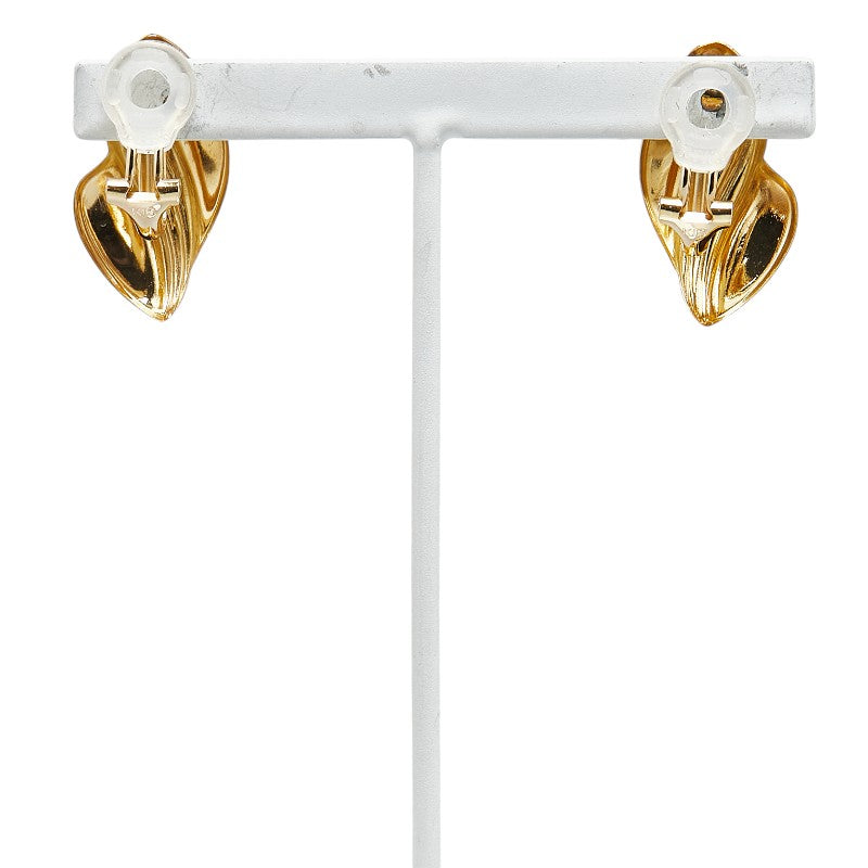 K18YG Yellow Gold Earrings Clip-On/Stud