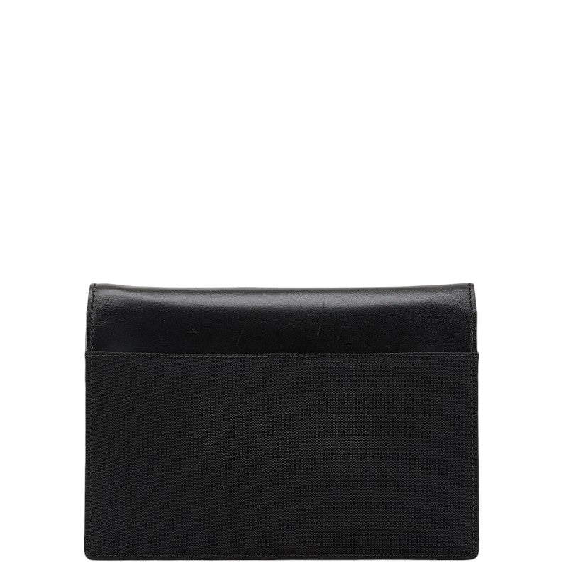 Gucci Canvas Leather Clutch Bag