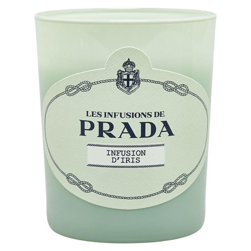 Prada Infusion d'Iris Candle Green Plastic in Excellent Condition