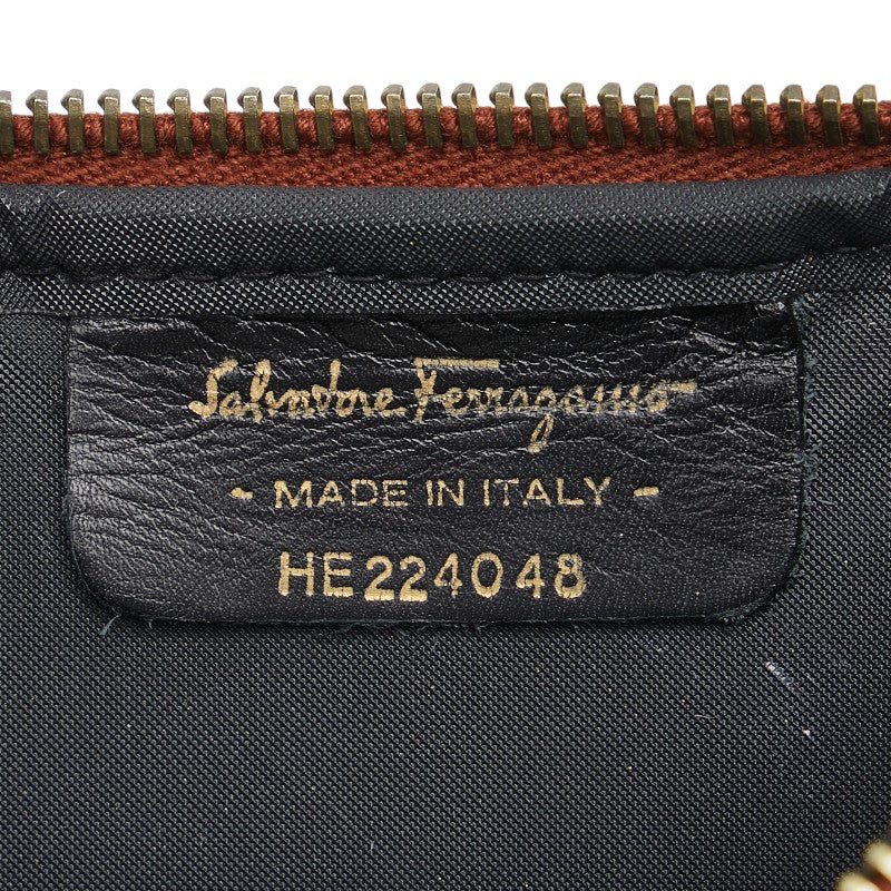 Salvatore Ferragamo Leather Accessory Pouch in Great Condition