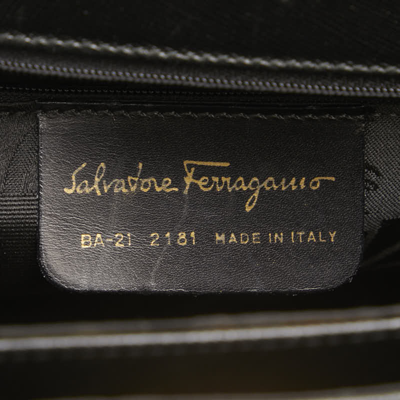 Salvatore Ferragamo Leather Gancini 2WAY Handbag