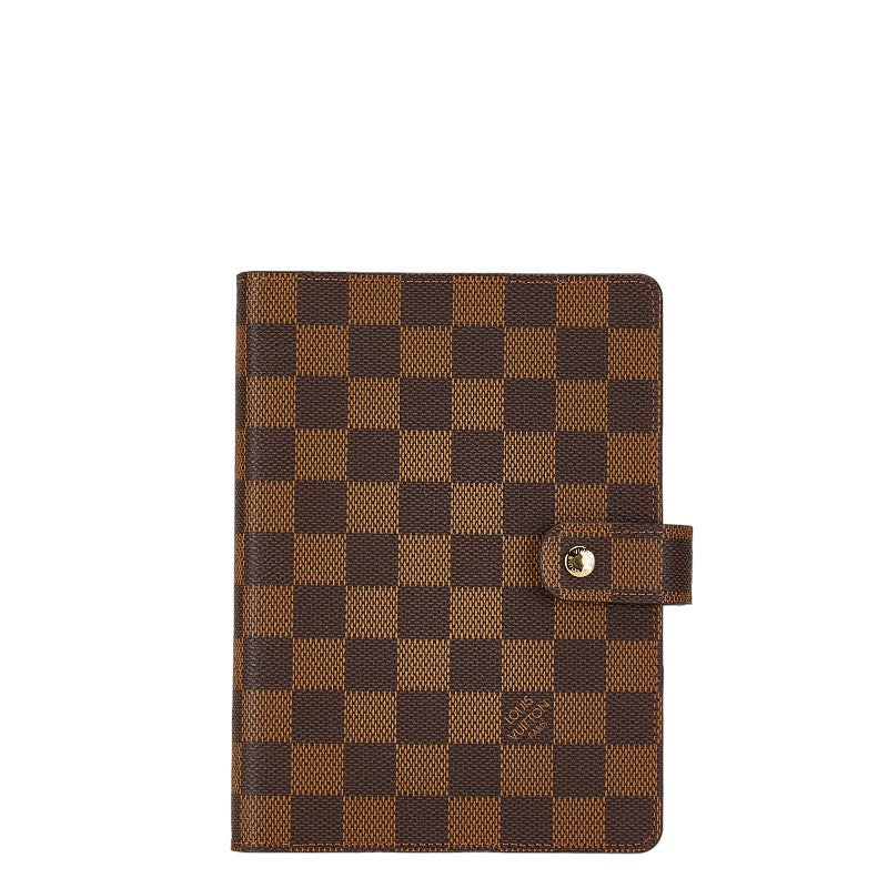 Louis Vuitton Damier Agenda MM Leather Notebook Cover R20240 in Great Condition