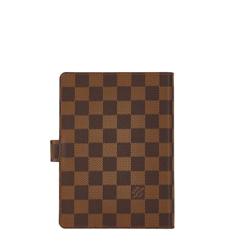 Louis Vuitton Damier Agenda MM Leather Notebook Cover R20240