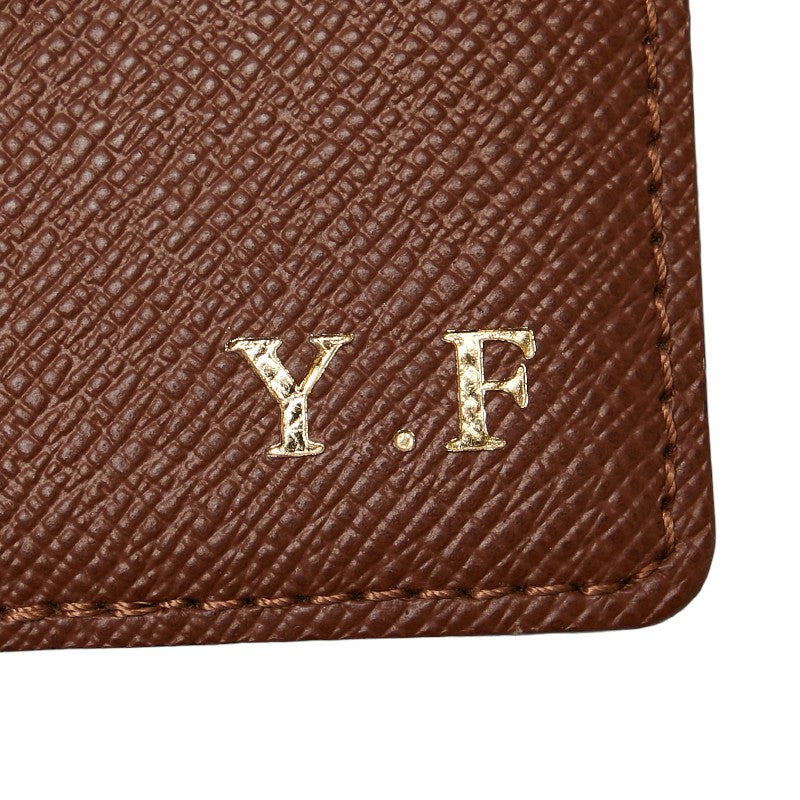 Louis Vuitton Monogram Agenda PM Notebook Cover R20005 Brown PVC Leather in Very Good Condition