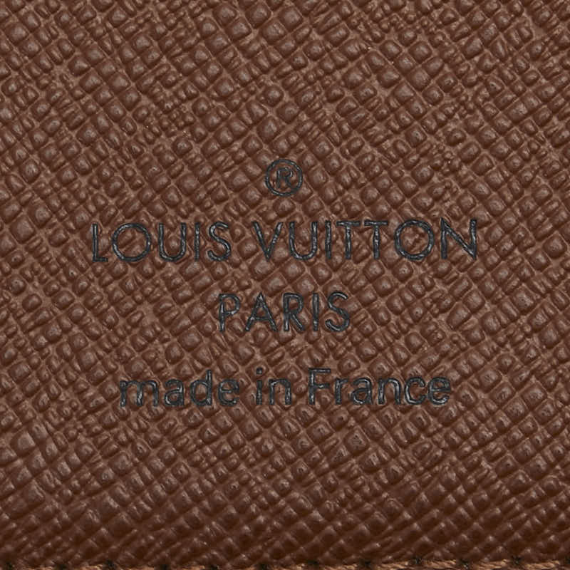 Louis Vuitton Monogram Agenda PM Notebook Cover R20005 Brown PVC Leather in Very Good Condition