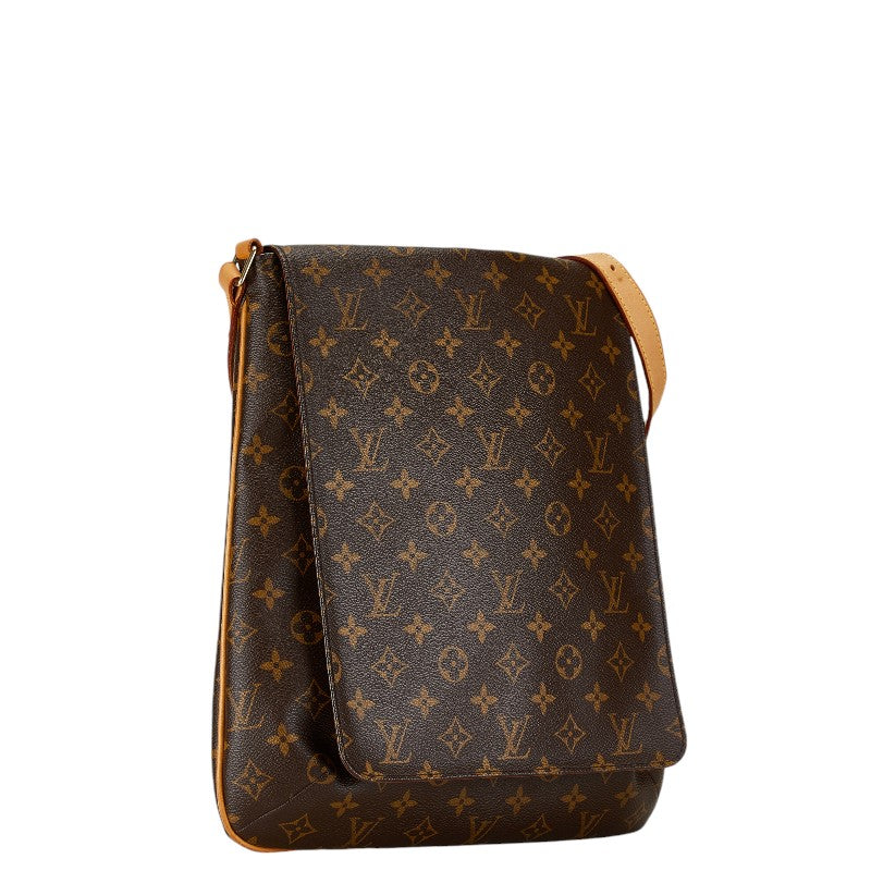 Louis Vuitton Monogram Musette Shoulder Bag M51256 Brown PVC Leather in Very Good Condition