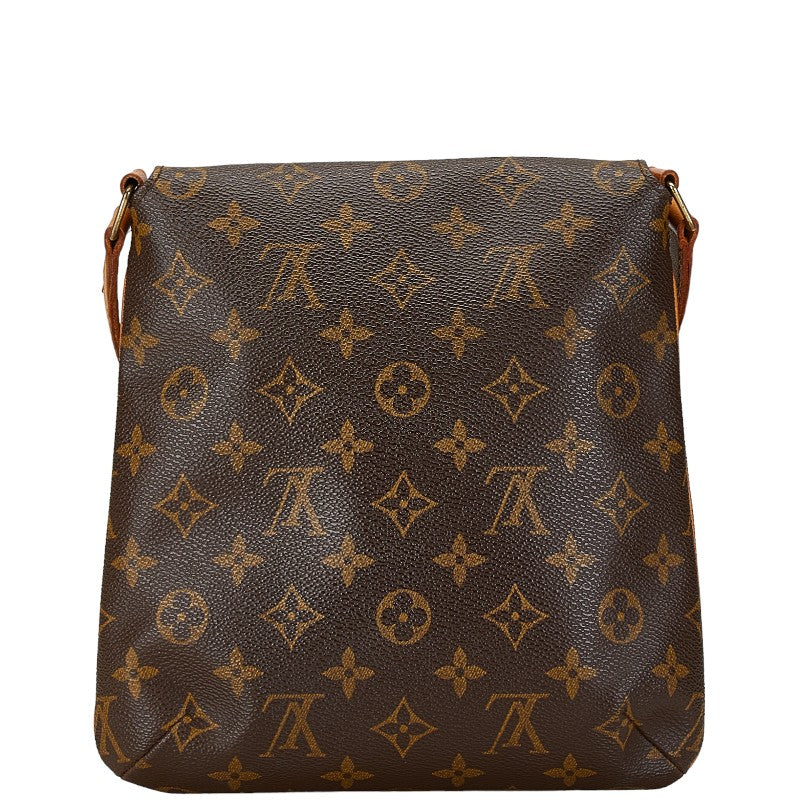 Louis Vuitton Monogram Musette Salsa Short Shoulder Bag M51258 Brown PVC Leather in Very Good Condition