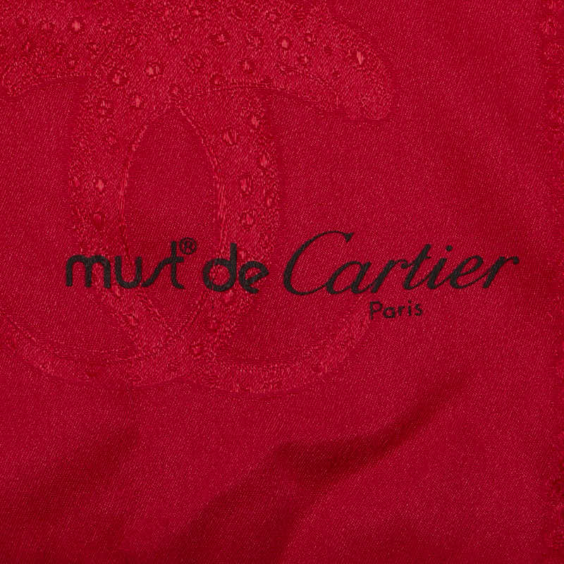 Cartier Must de Cartier Silk Scarf for Women in Great Condition