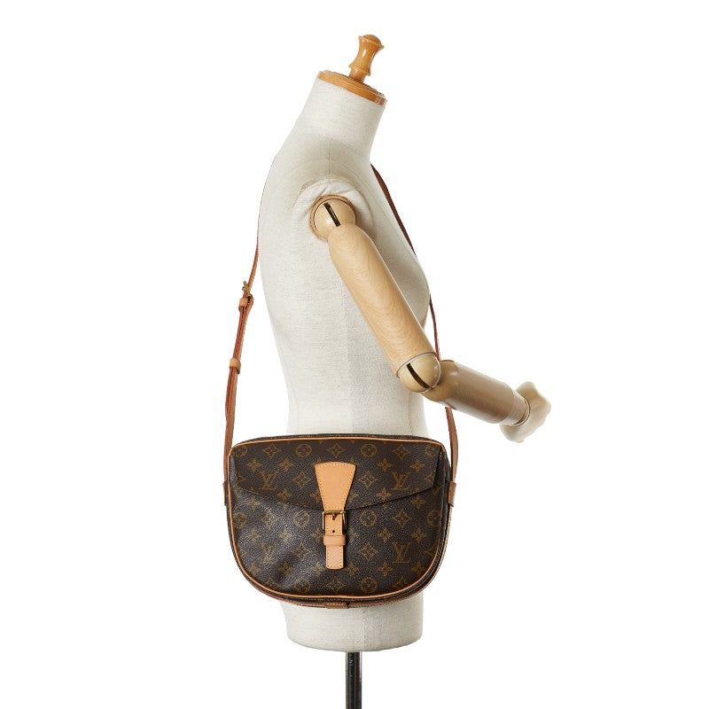 Louis Vuitton Monogram Jeune Fille GM Shoulder Bag M51225 Brown PVC Leather in Good Condition